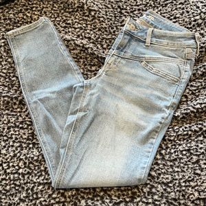 Old Navy Midrise Rockstar Jeans, Size 2, Light Blue